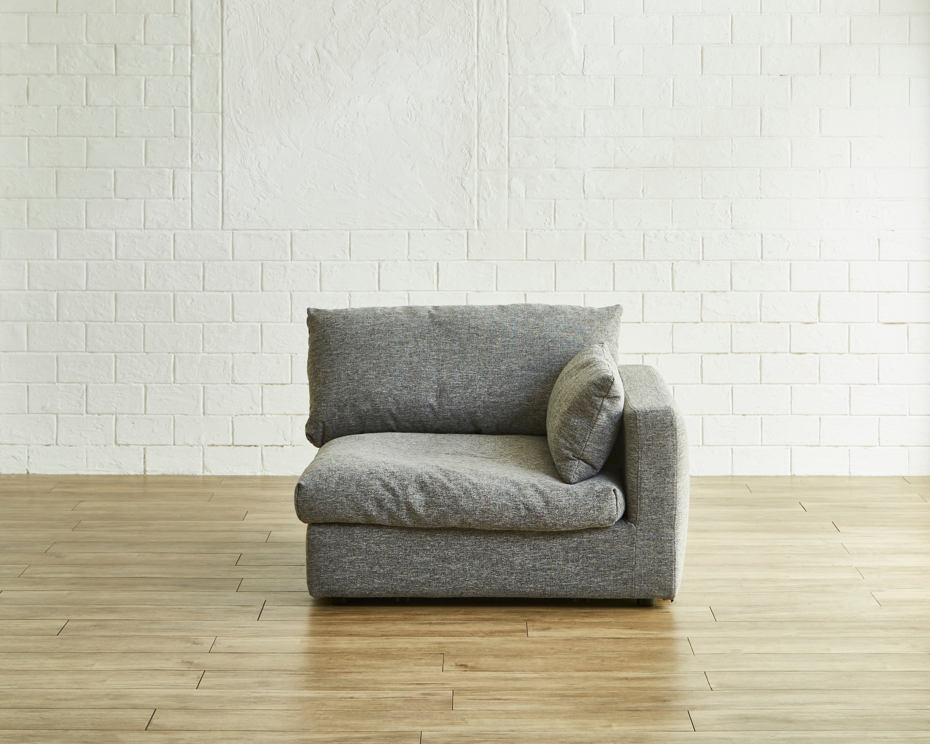 Crown 肘付きソファ ソファ ソファー リネン混生地 コーナーソファ