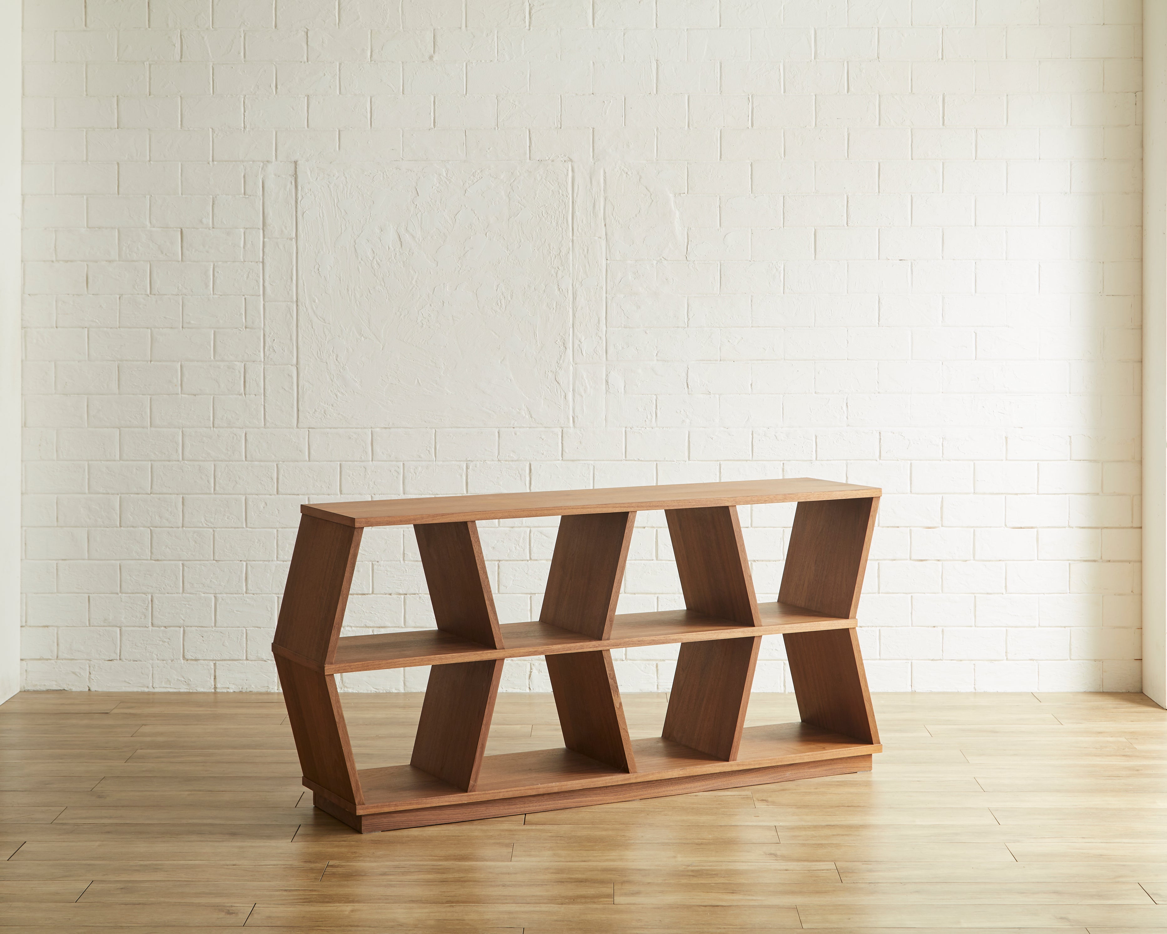 Hive ローシェルフ W165 シェルフ 北欧風カジュアルモダン オープンシェルフ オーク ウォールナット