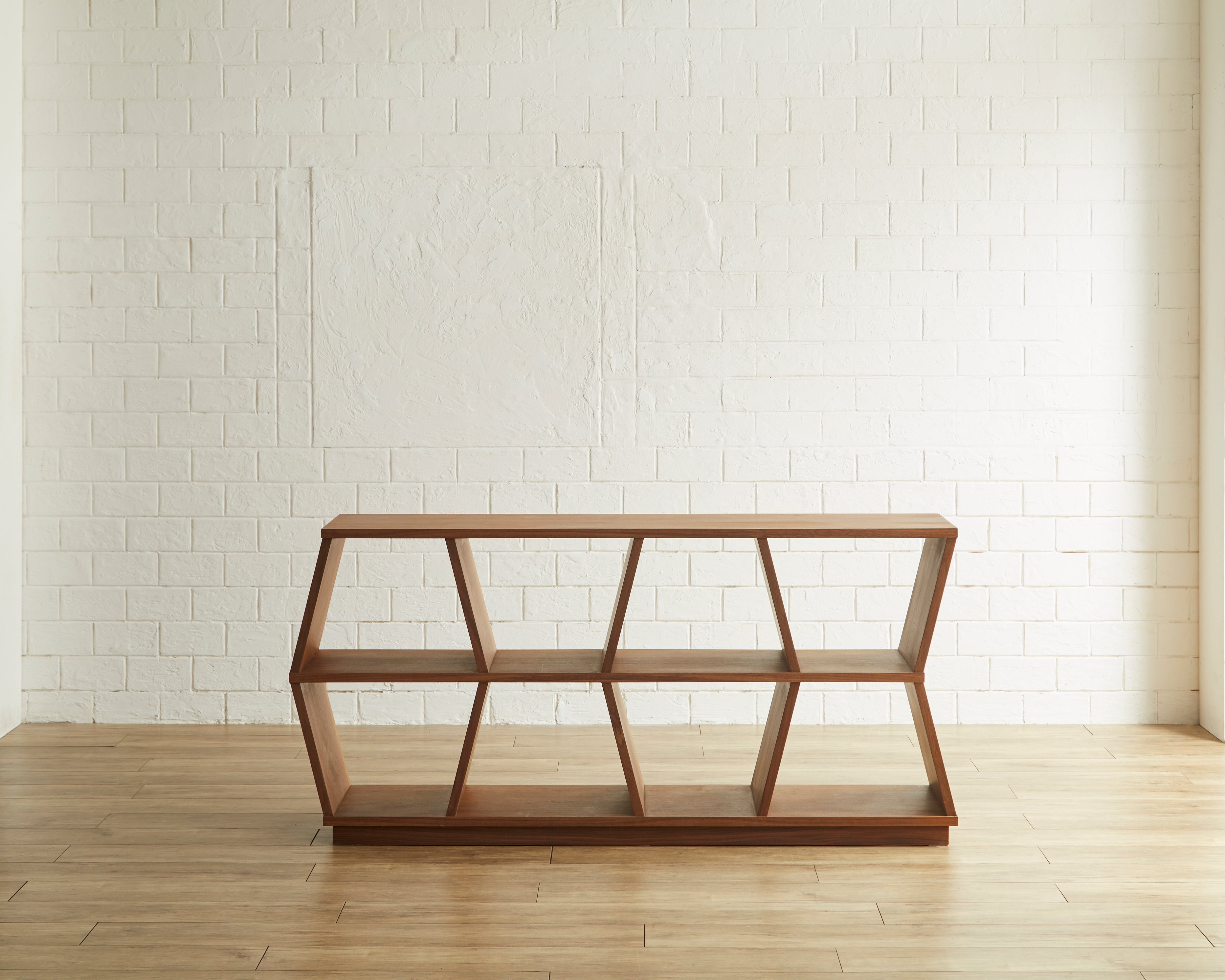 Hive ローシェルフ W165 シェルフ 北欧風カジュアルモダン オープンシェルフ オーク ウォールナット