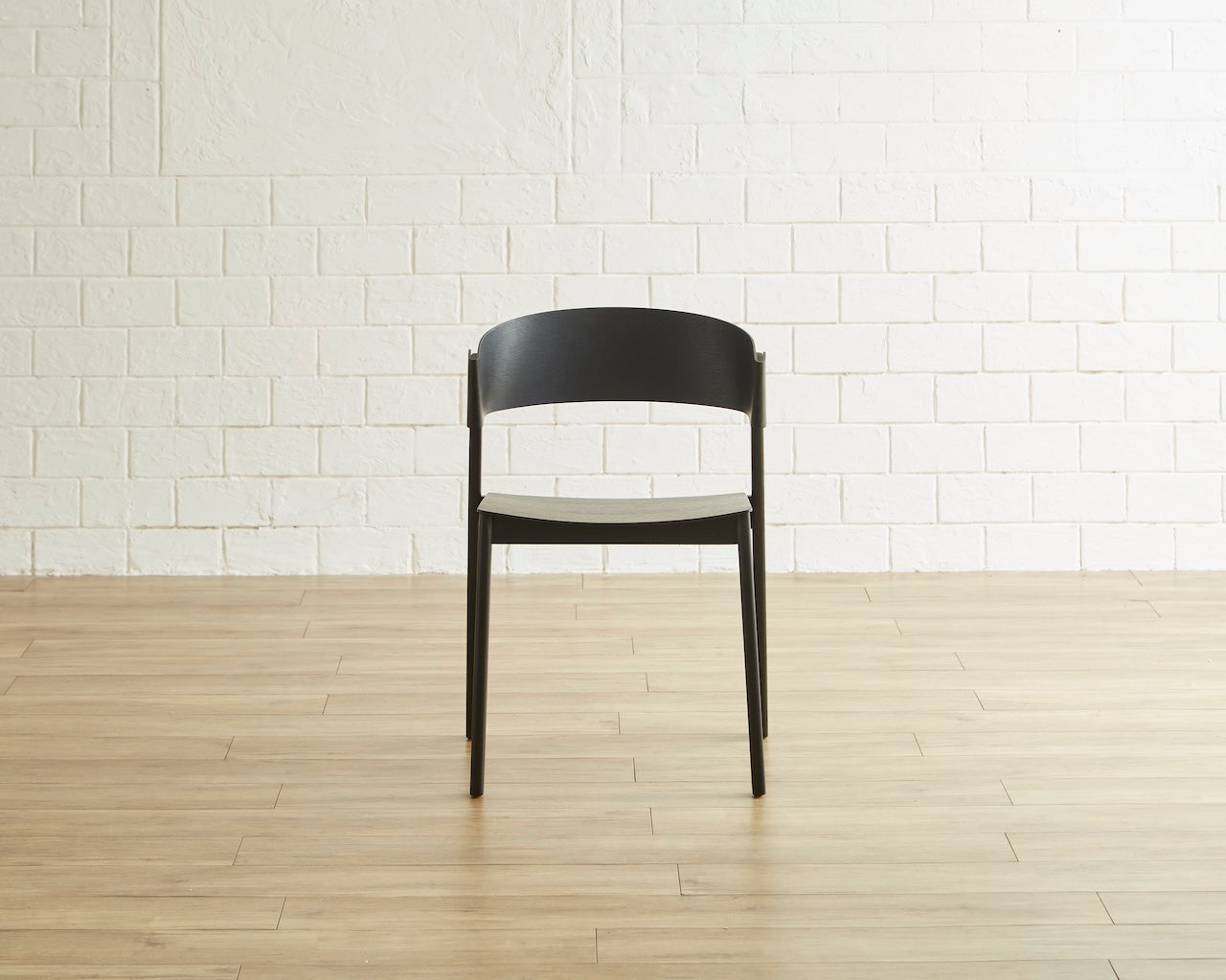 Poire ダイニングチェア チェアー ブラウン ブラック ナチュラル スタッキング式