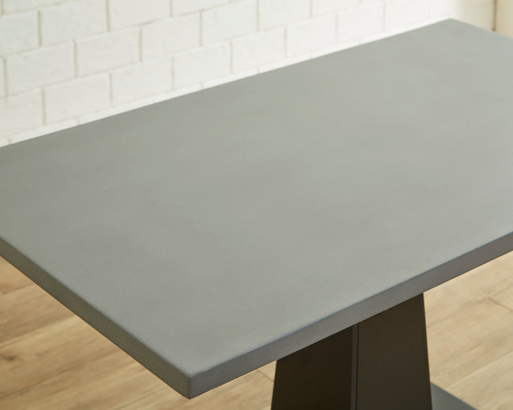 Walter 昇降式テーブル W120 MDF モルタル スチール ライトグレー