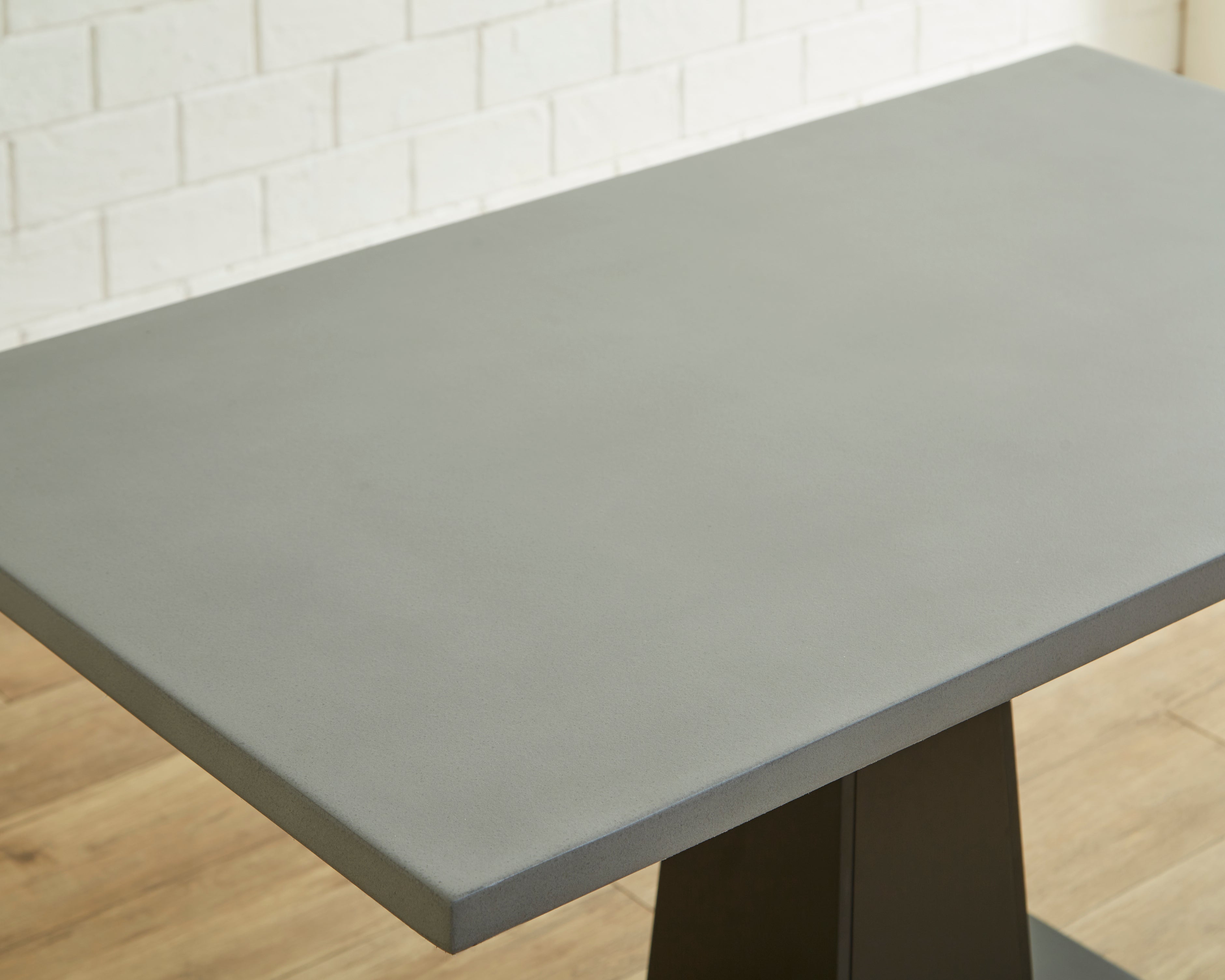 Walter 昇降式テーブル W120 MDF モルタル スチール ライトグレー