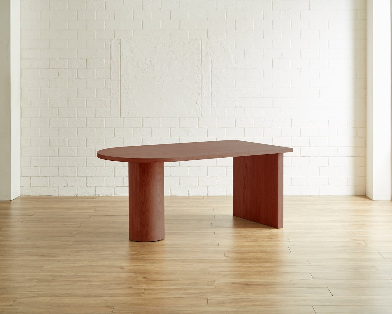 ZIEG ダイニングテーブル W165 ナチュラル ブラウン