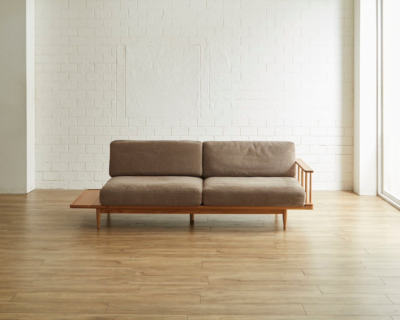 Mary ソファ ローポジションソファ ミニテーブル付き