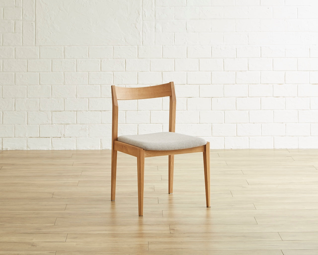 CASA チェア・肘ナシ ナチュラル ブラウン