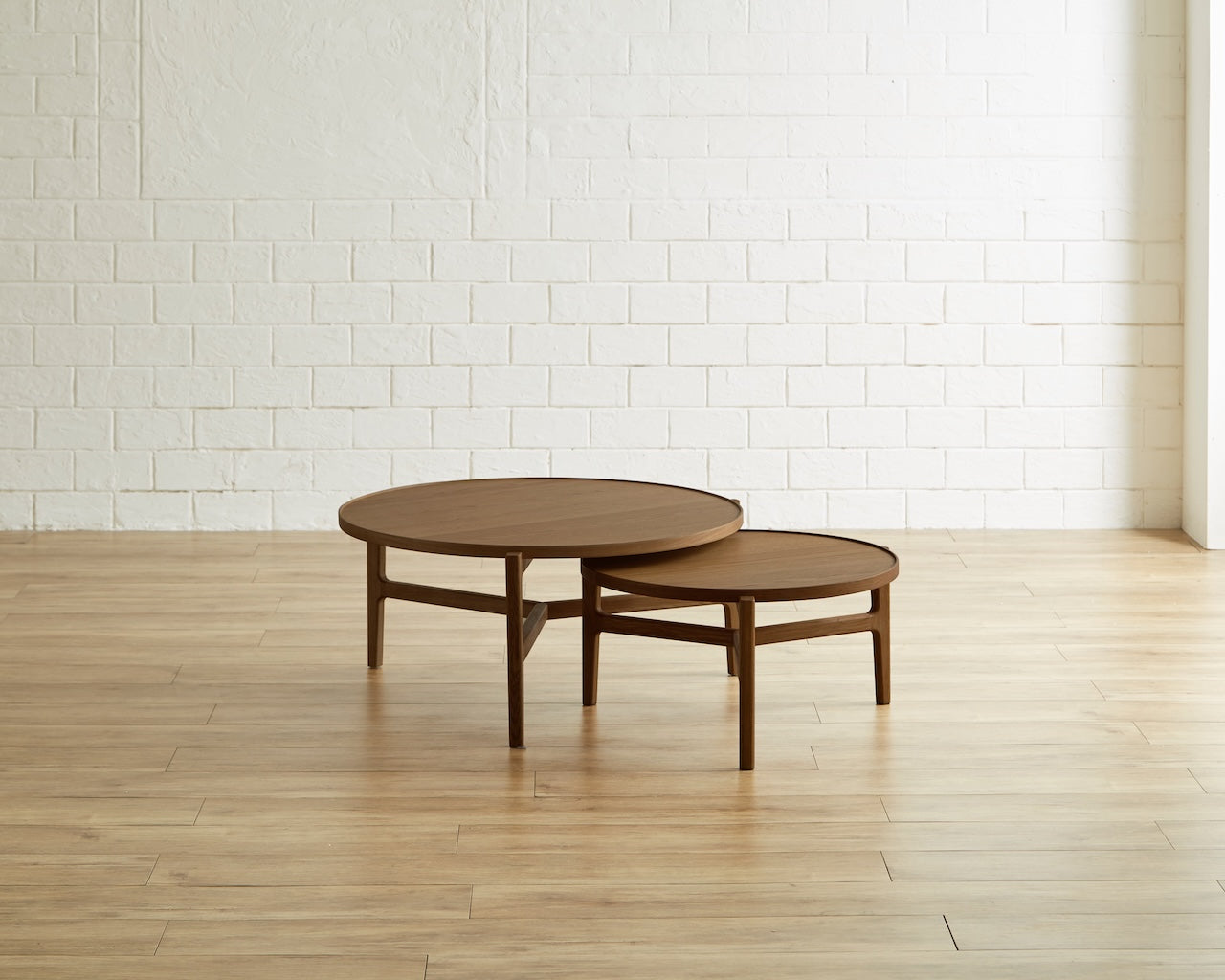 Mone ローテーブル 大小サイズ 2サイズ展開 ナチュラル ブラウン