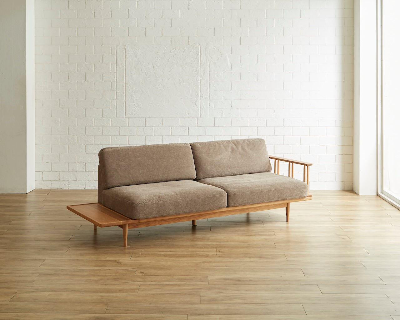 Mary ソファ ローポジションソファ ミニテーブル付き