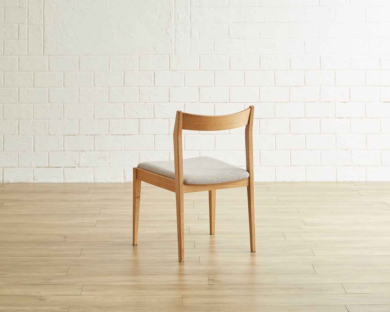 CASA チェア・肘ナシ ナチュラル ブラウン