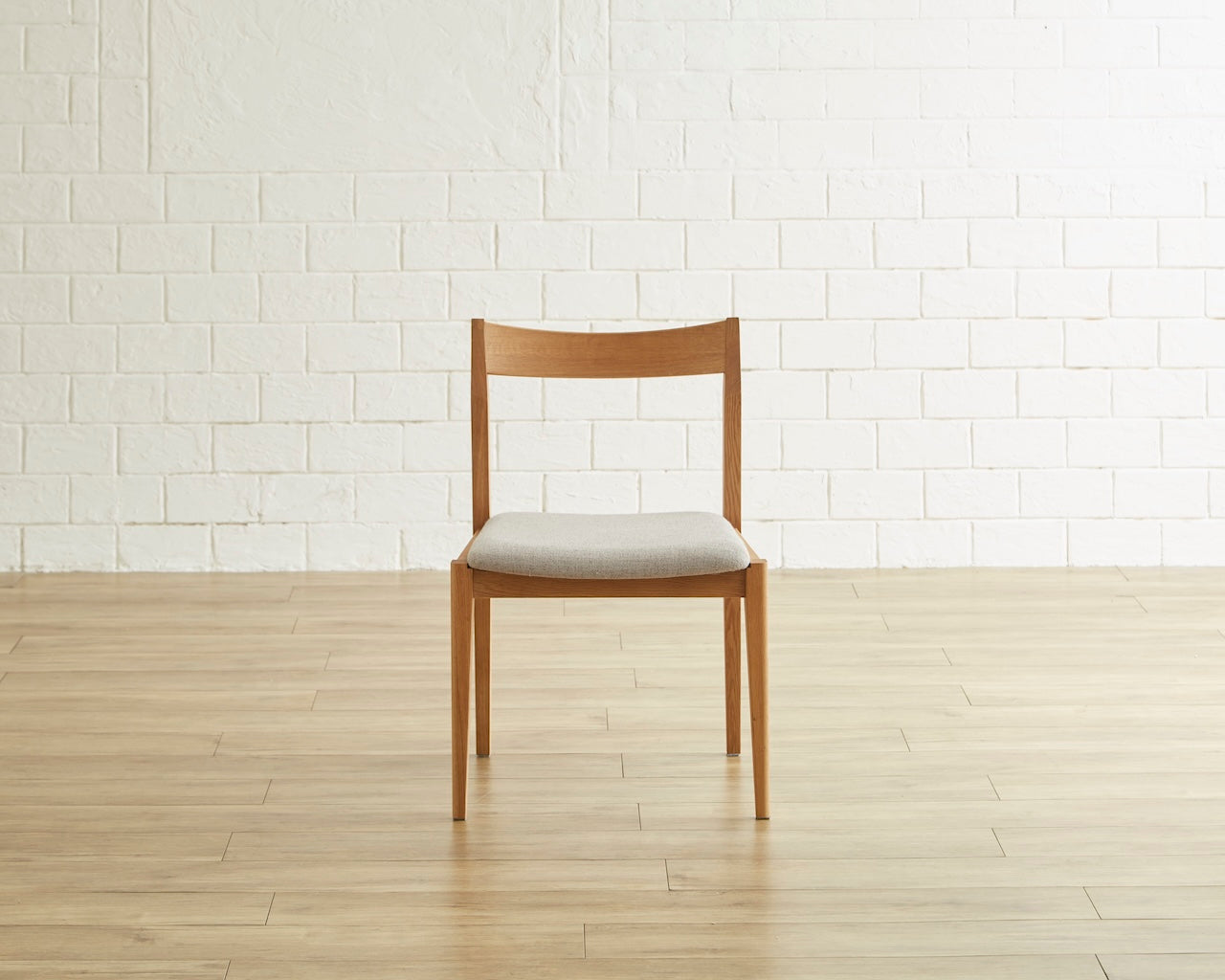 CASA チェア・肘ナシ ナチュラル ブラウン